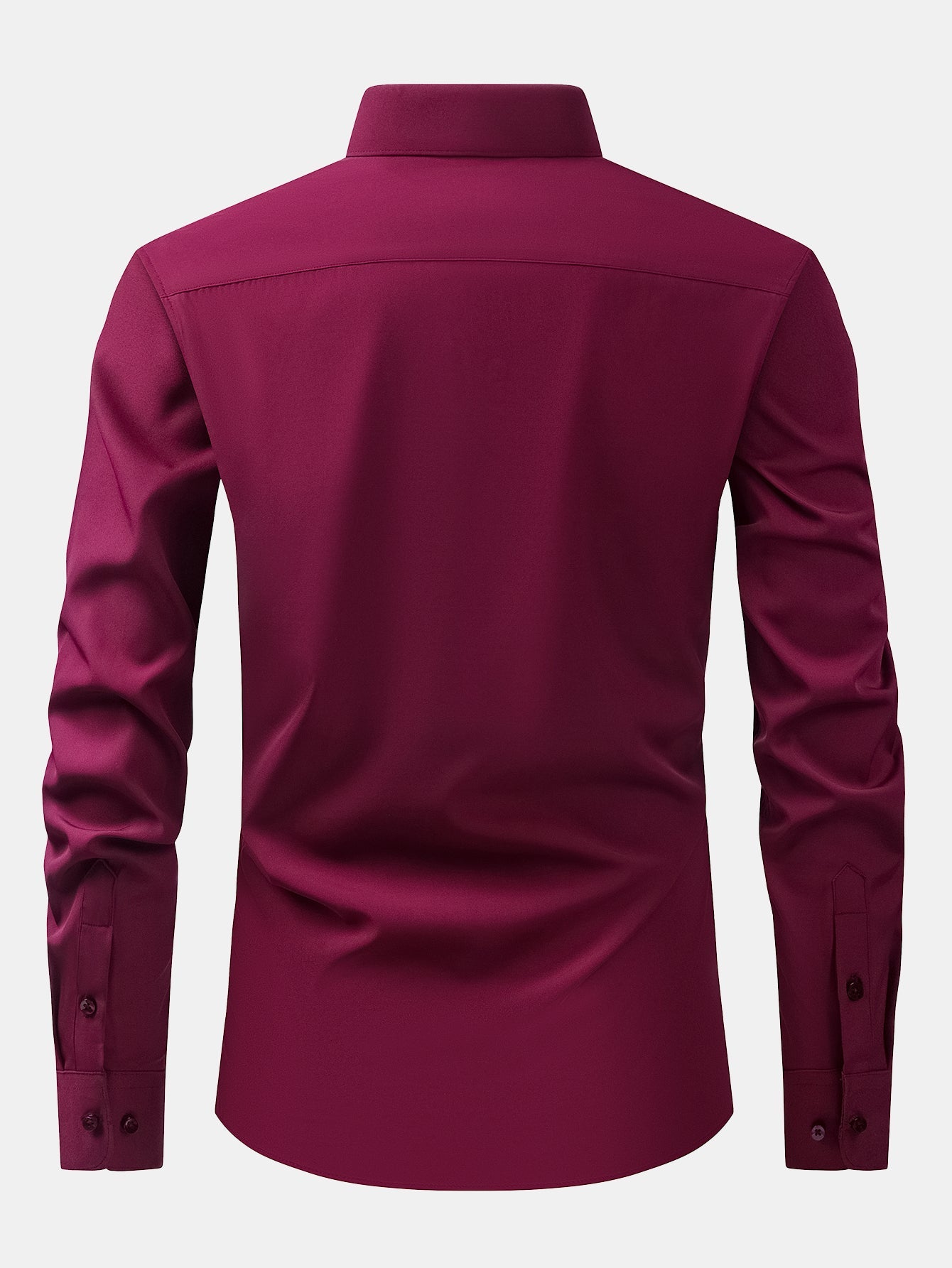 Langärmliges Button-Up Hemd