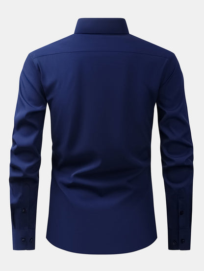 Langärmliges Button-Up Hemd