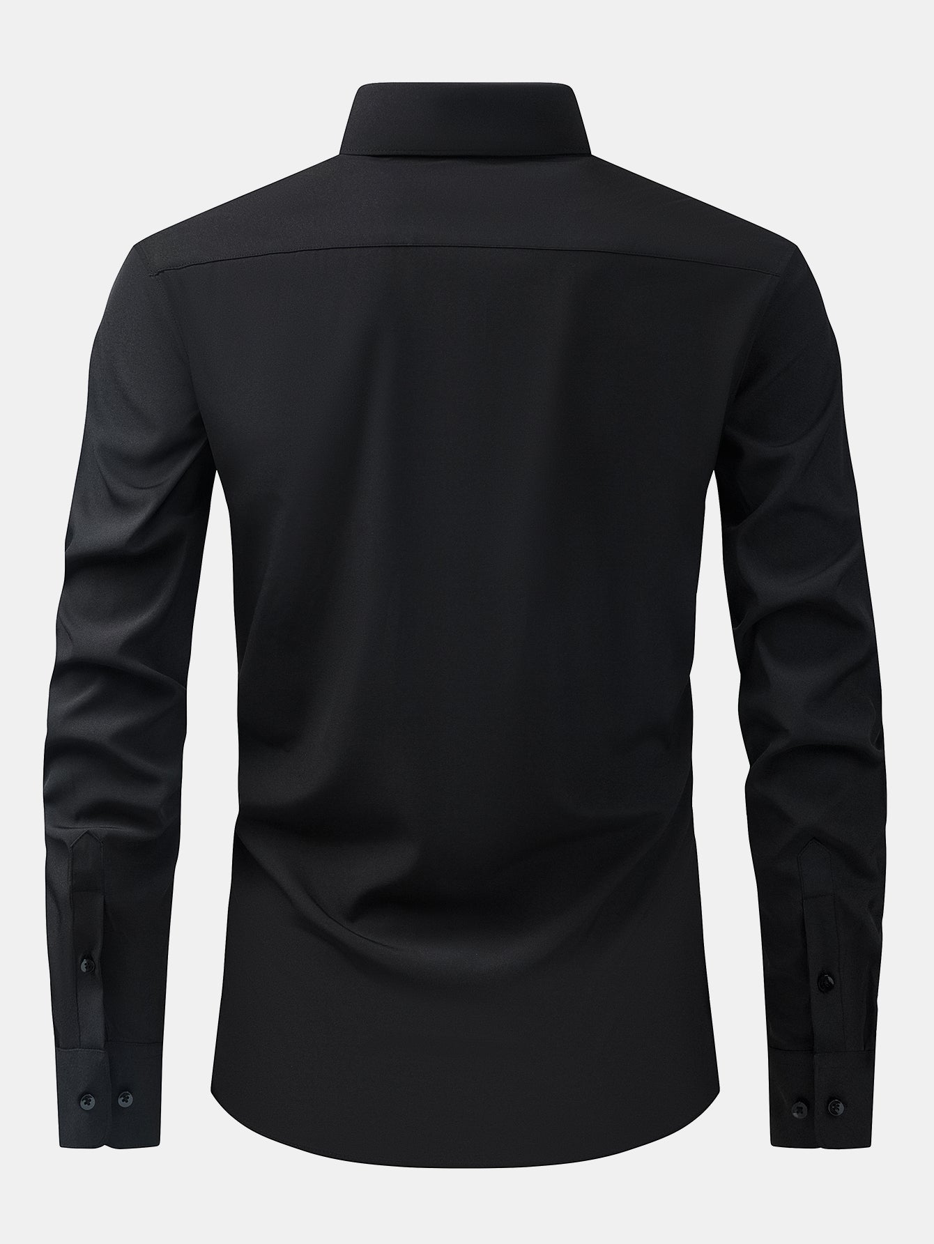 Langärmliges Button-Up Hemd