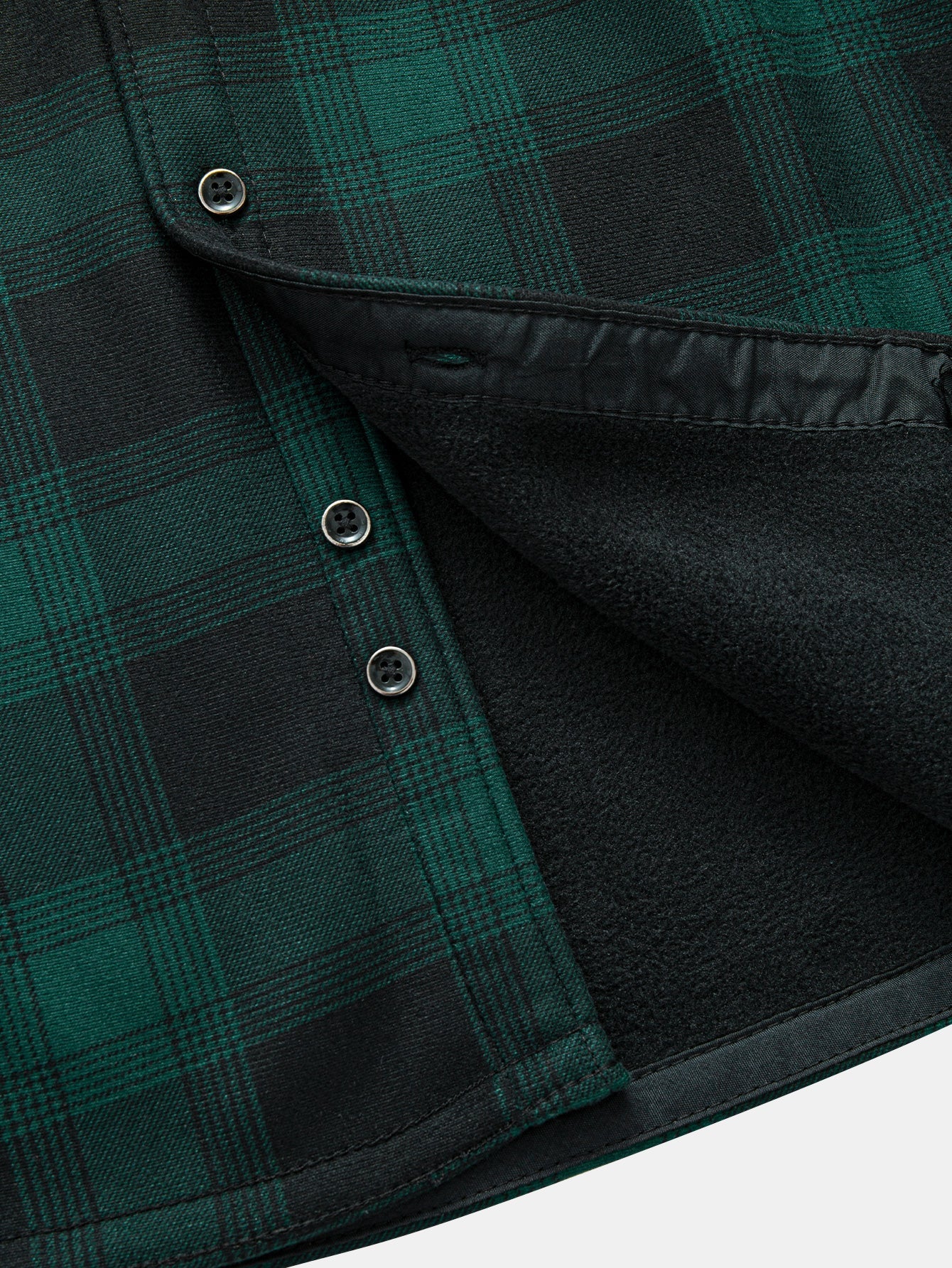 Kapuzenshirt mit Taschen aus flanellgefüttertem Fleece