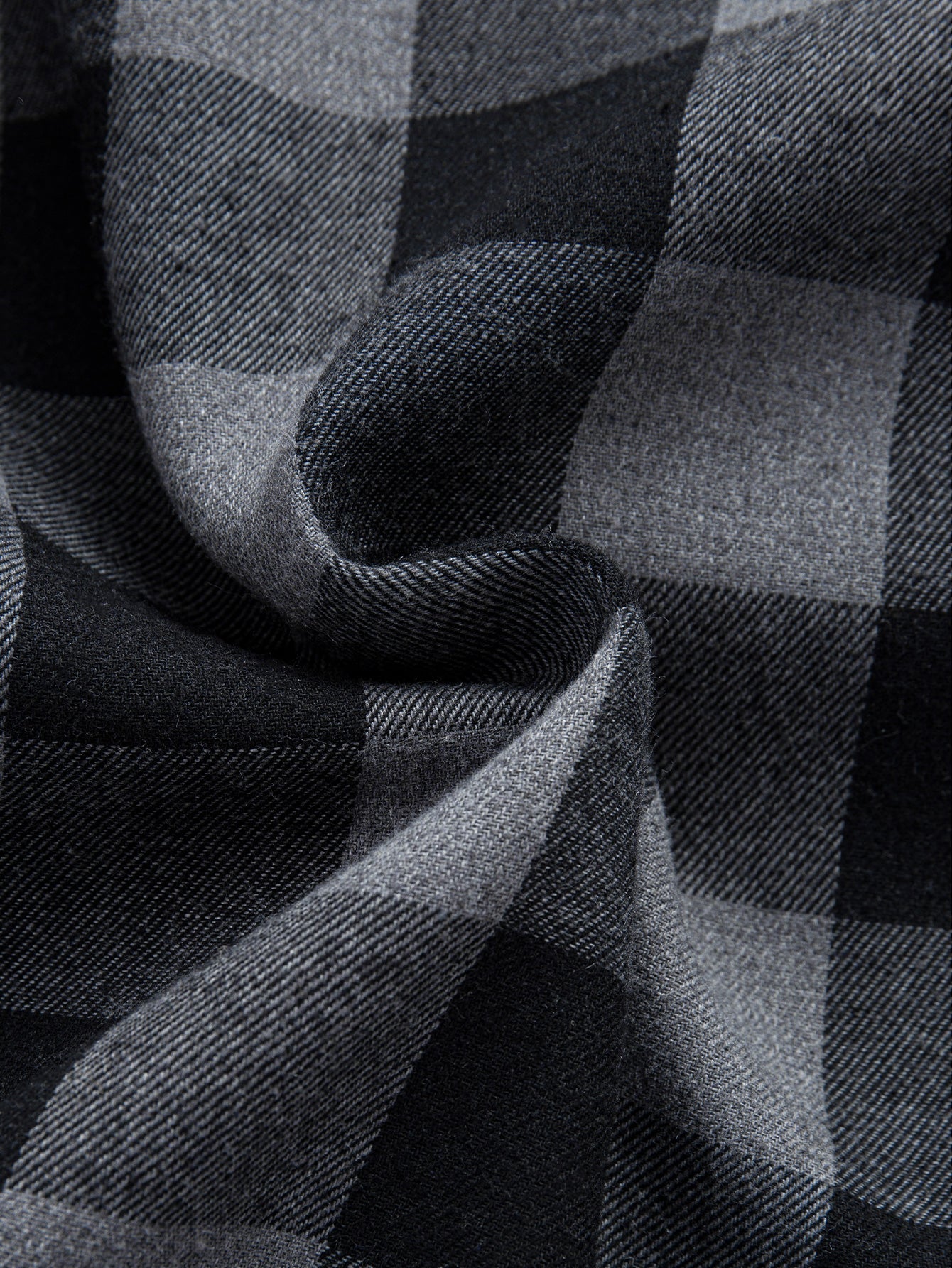 Karierter Kapuzenpullover mit Teddyfutter