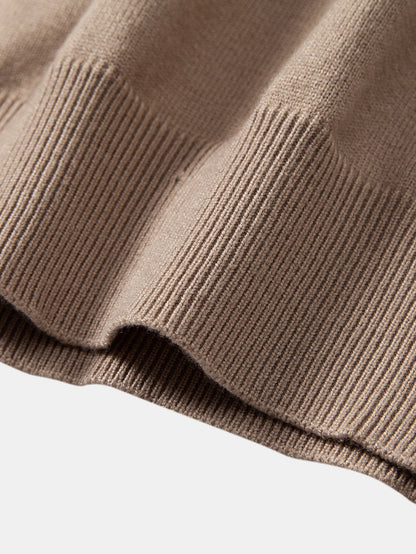 Pullover mit Rundhalsausschnitt und horizontalem Streifen-Design