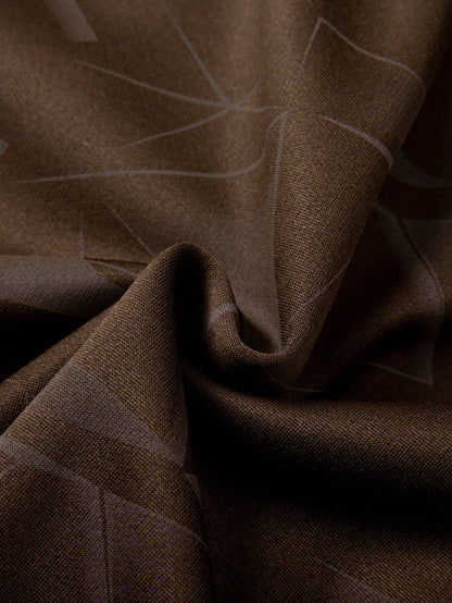 Geometrisch gemusterter Teddy Kapuzenpullover mit Reißverschluss