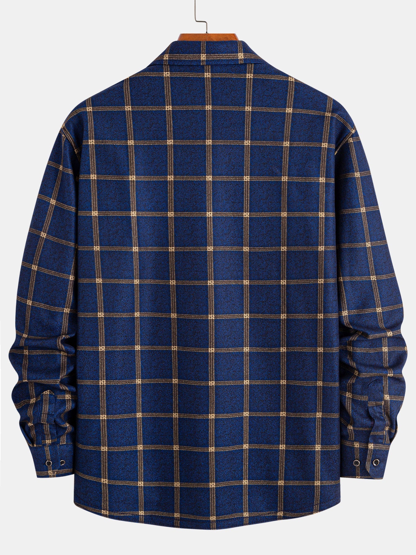 Flanell Fleece Gefüttertes Kariertes Hemd