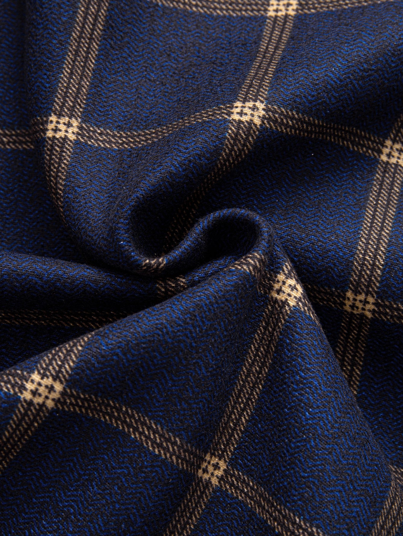 Flanell Fleece Gefüttertes Kariertes Hemd