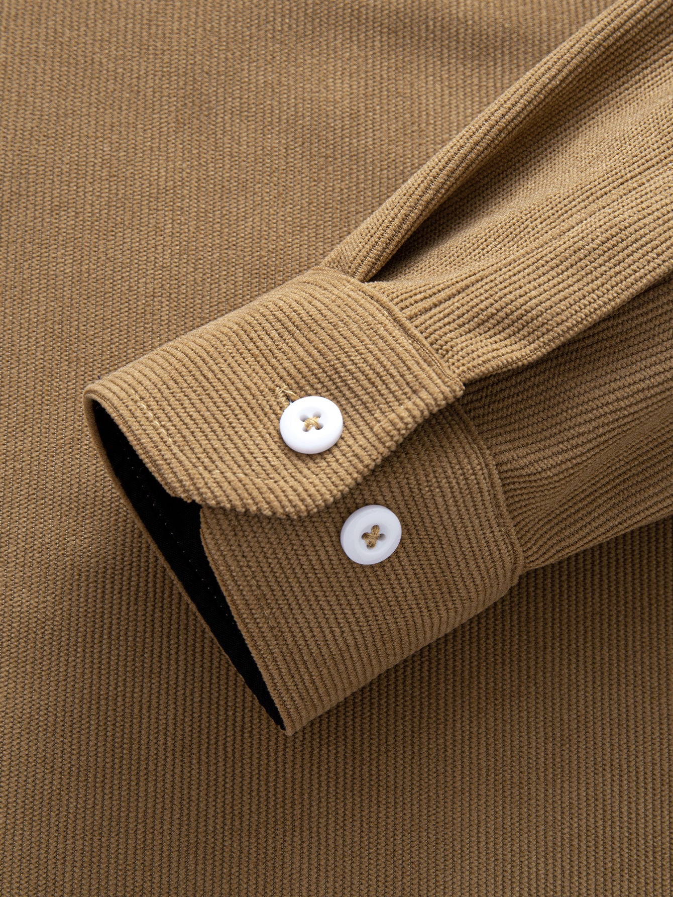 Plüschgefüttertes Kordhemd