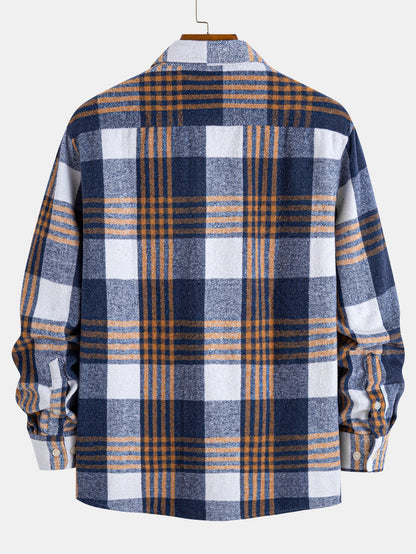 Flanell Karo Hemd mit Knöpfen