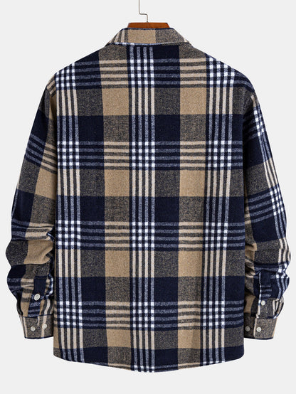 Flanell Karo Hemd mit Knöpfen