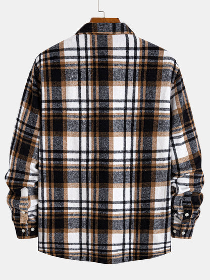 Flanell Karo Hemd mit Knöpfen