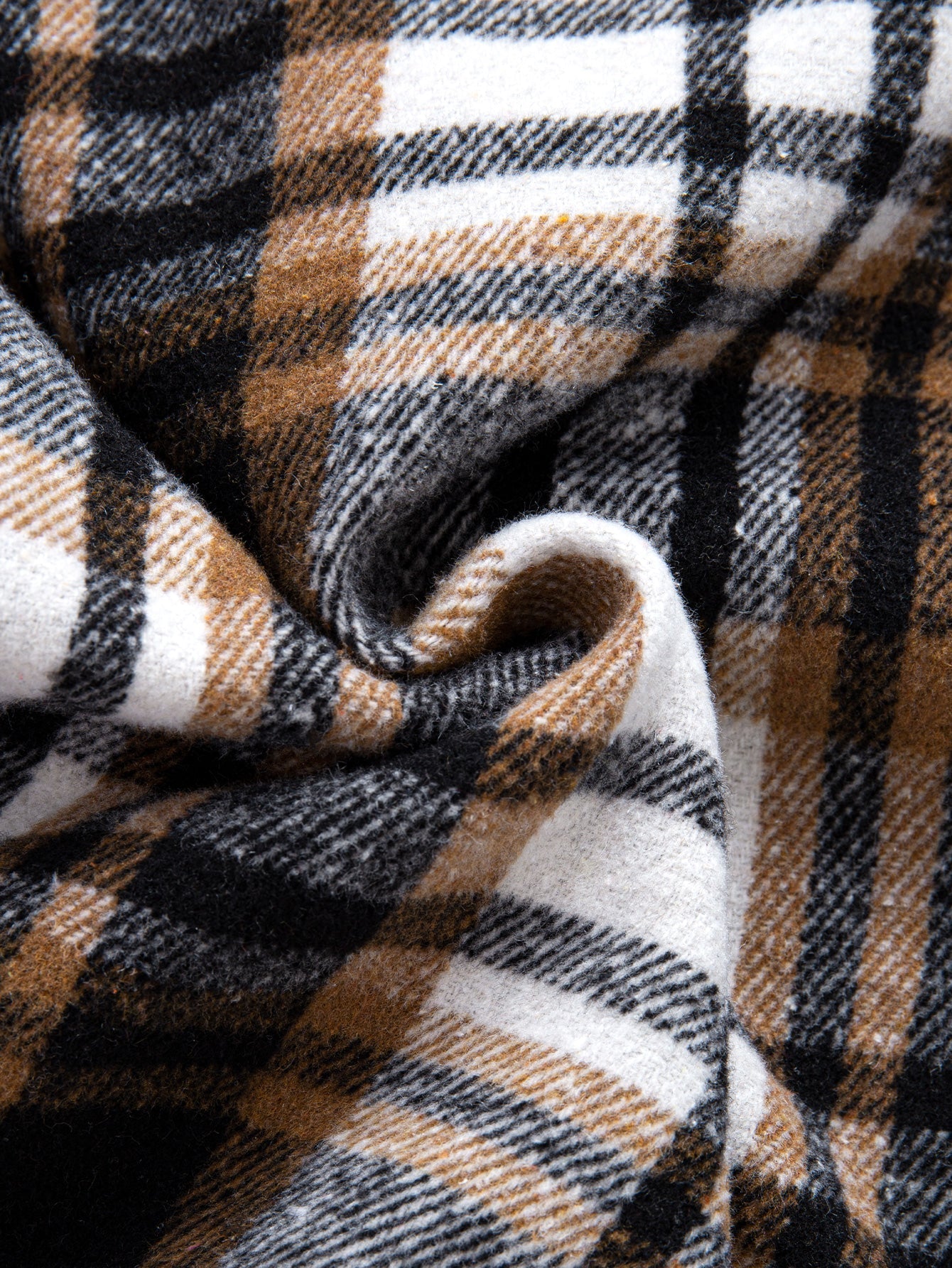 Flanell Karo Hemd mit Knöpfen