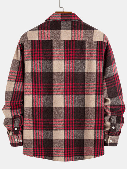 Flanell Karo Hemd mit Knöpfen