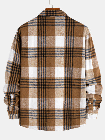 Flanell Karo Hemd mit Knöpfen