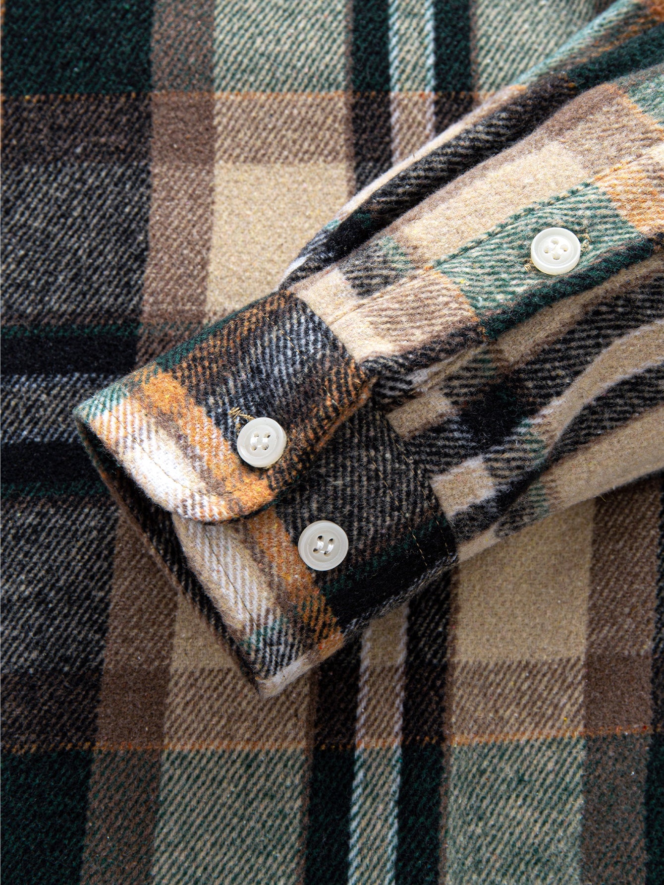 Flanell Karo Hemd mit Knöpfen