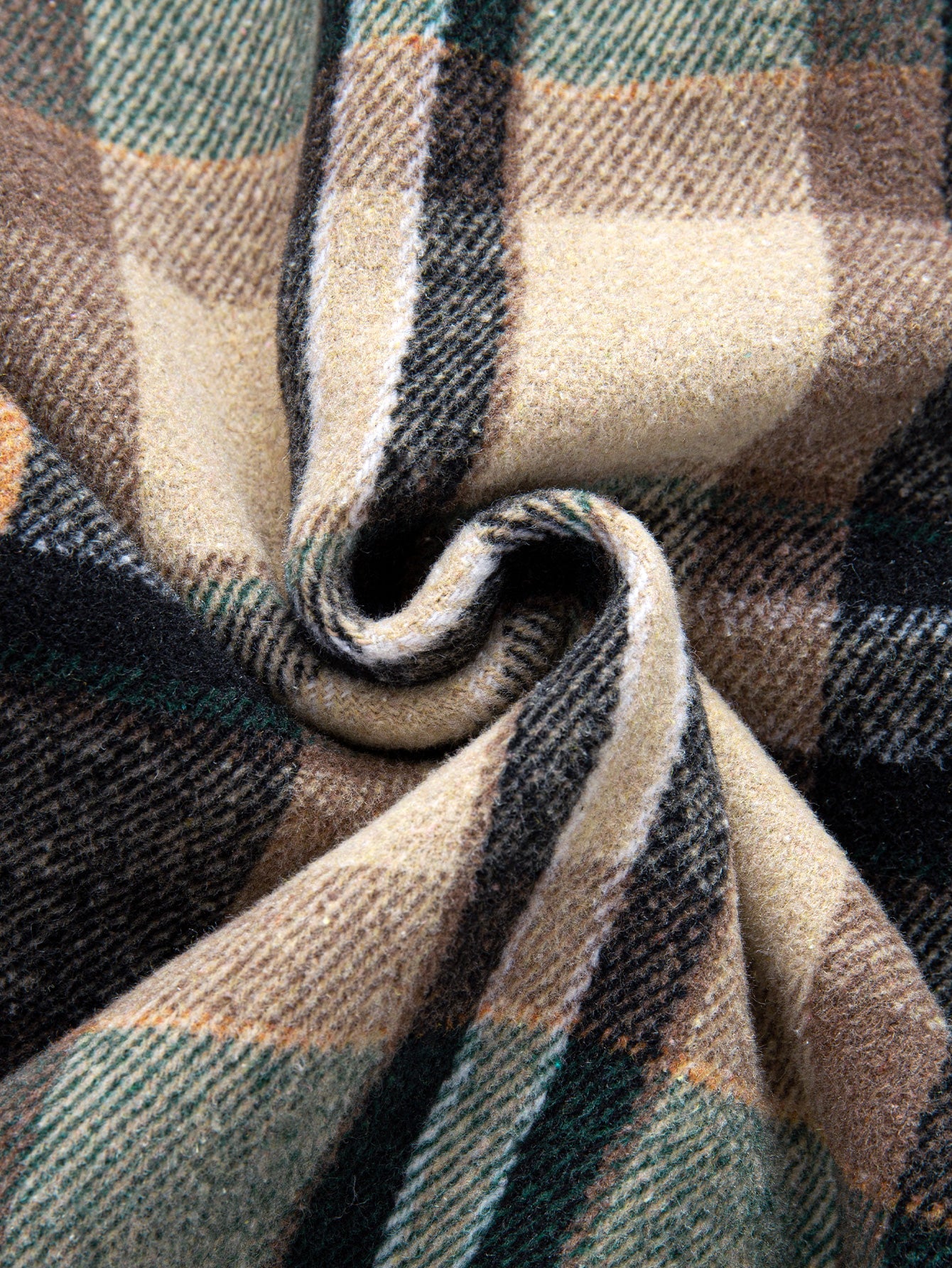 Flanell Karo Hemd mit Knöpfen