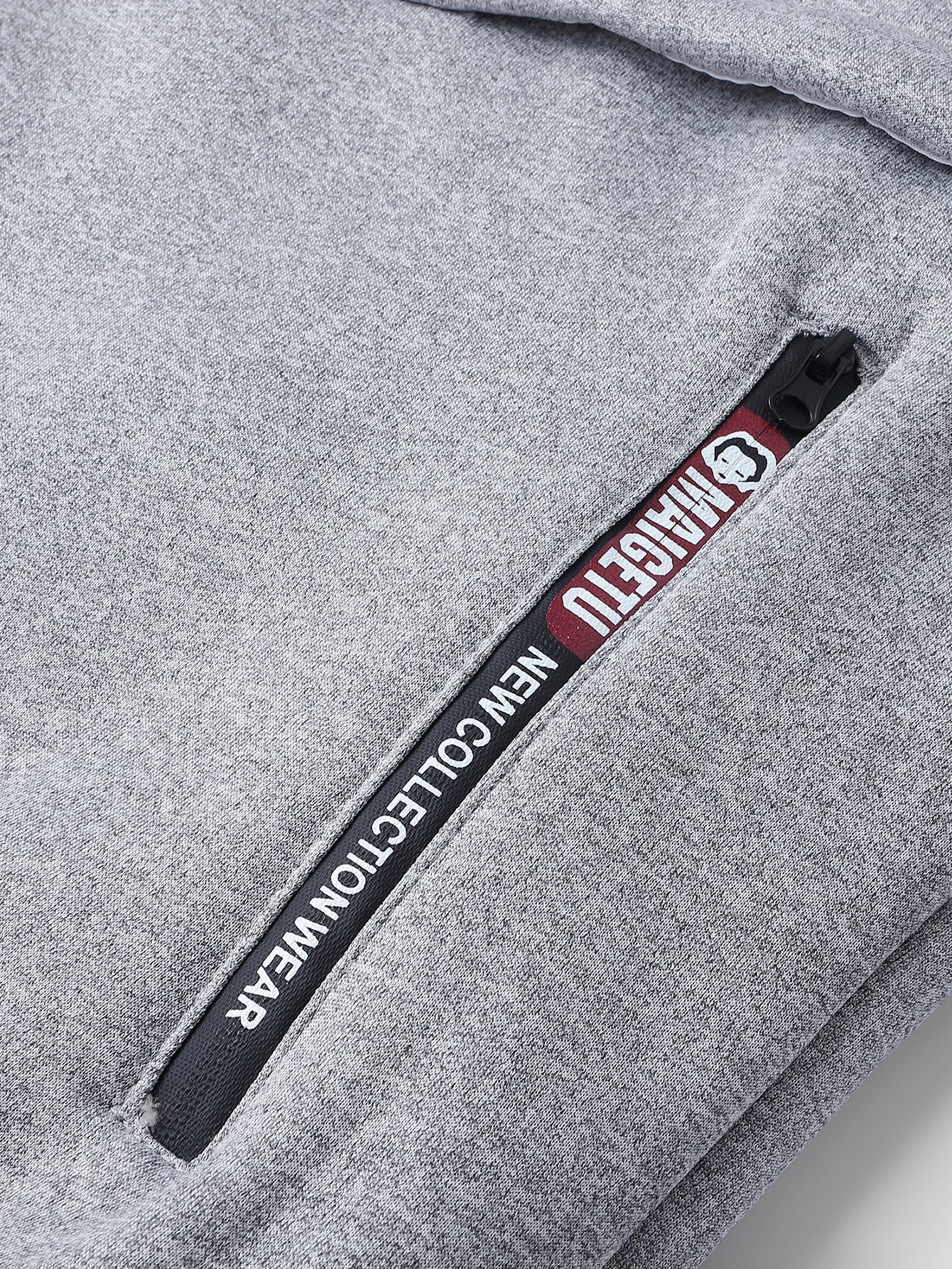 Teddy gefütterter Reißverschluss-Hoodie