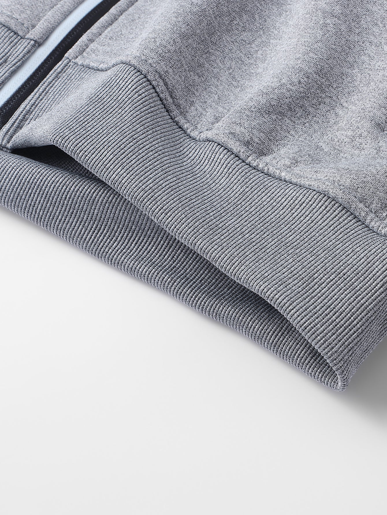 Teddy gefütterter Reißverschluss-Hoodie