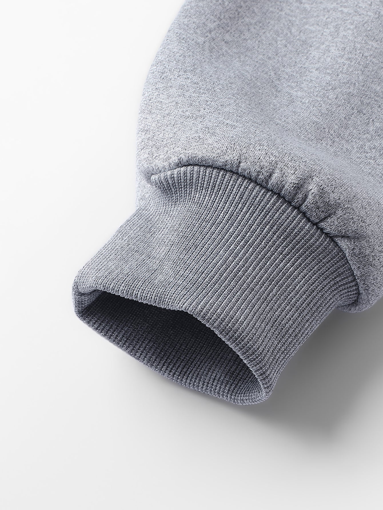 Teddy gefütterter Reißverschluss-Hoodie