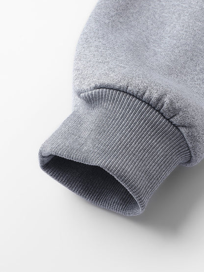 Teddy gefütterter Reißverschluss-Hoodie