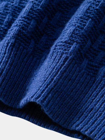 Farbblockierte Struktur Hoodie