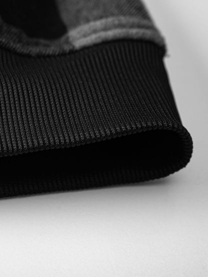 Teddygefütterter Flanell-Hoodie mit Karomuster