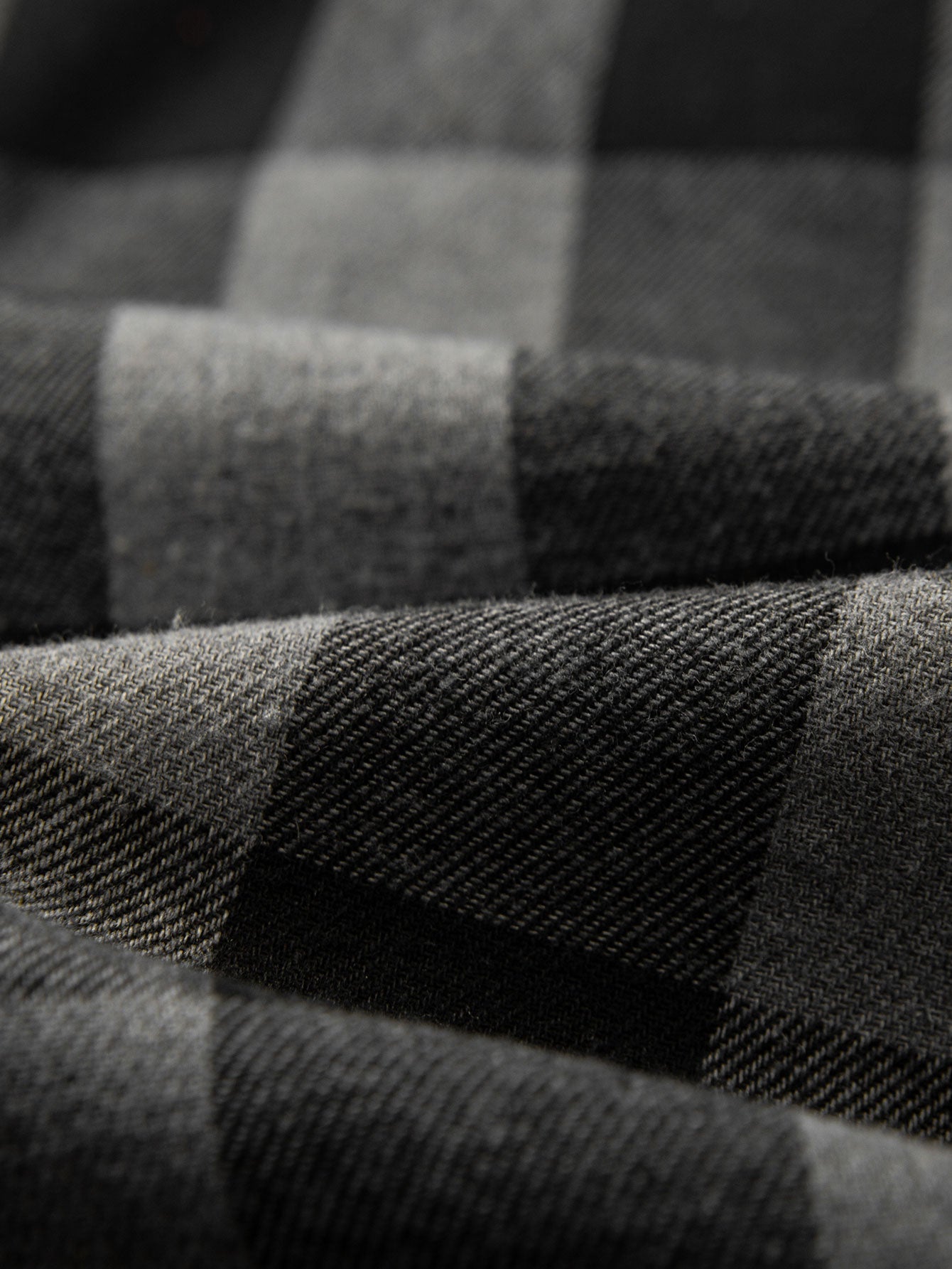 Teddygefütterter Flanell-Karo-Hoodie