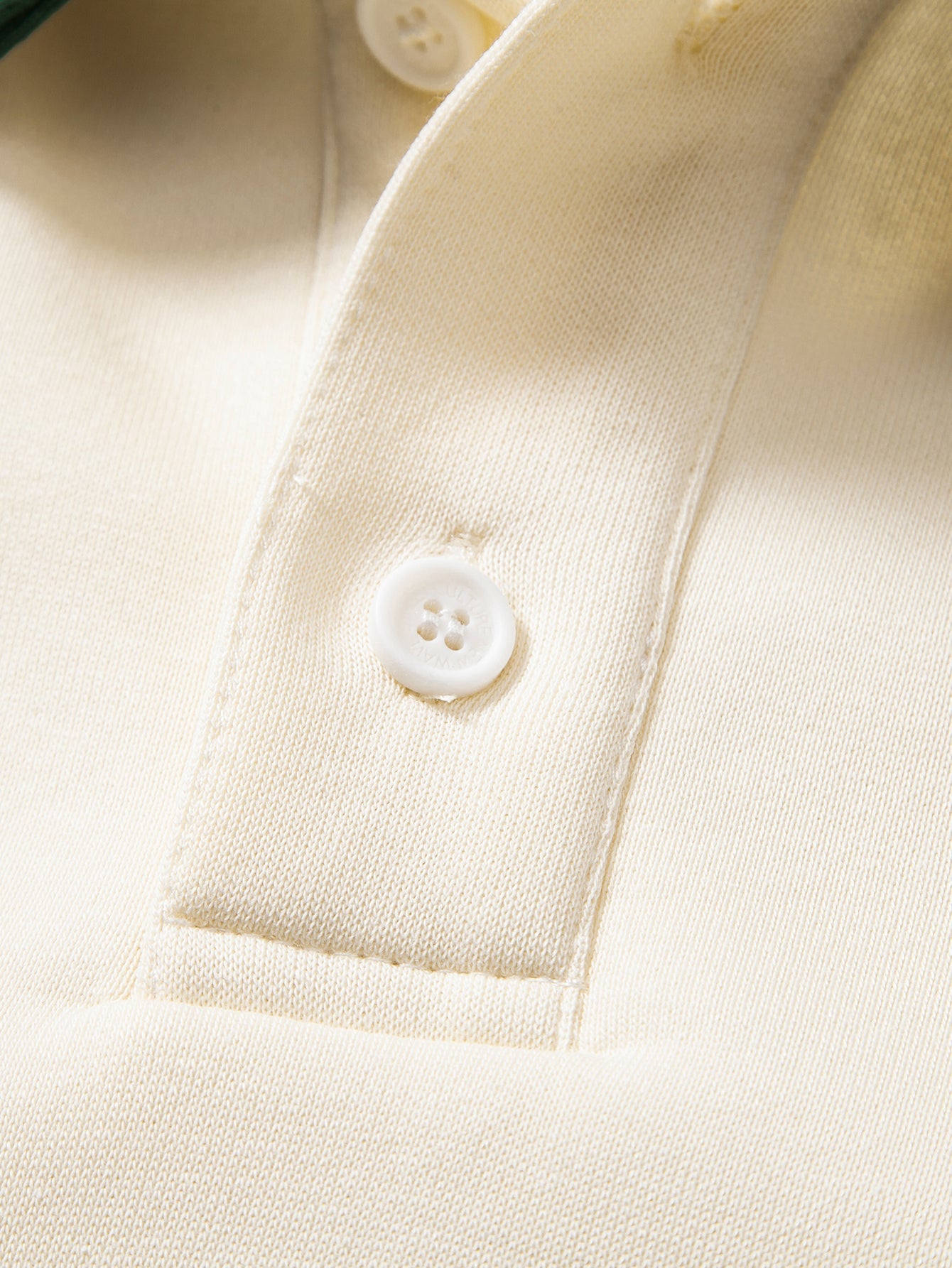 Relaxed Fit Contrast Polo Sweatshirt