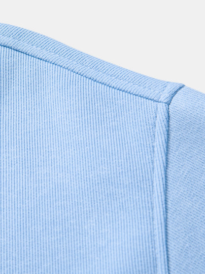 Pullover mit festem Poloshirt-Kragen