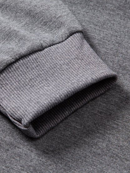 "Teddy Fleece Gefüttertes Sweatshirt" could be rewritten as "Gemütliches Teddy-Fleece Sweatshirt mit Futter".