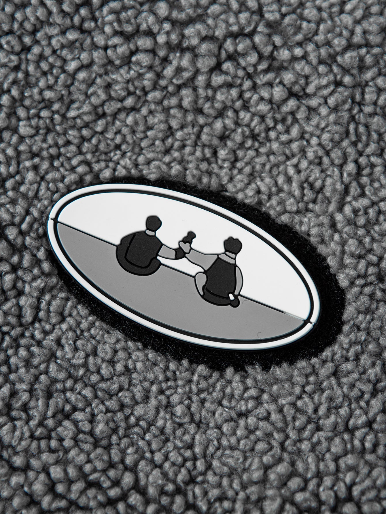 Farbblock Teddy Reißverschlussjacke