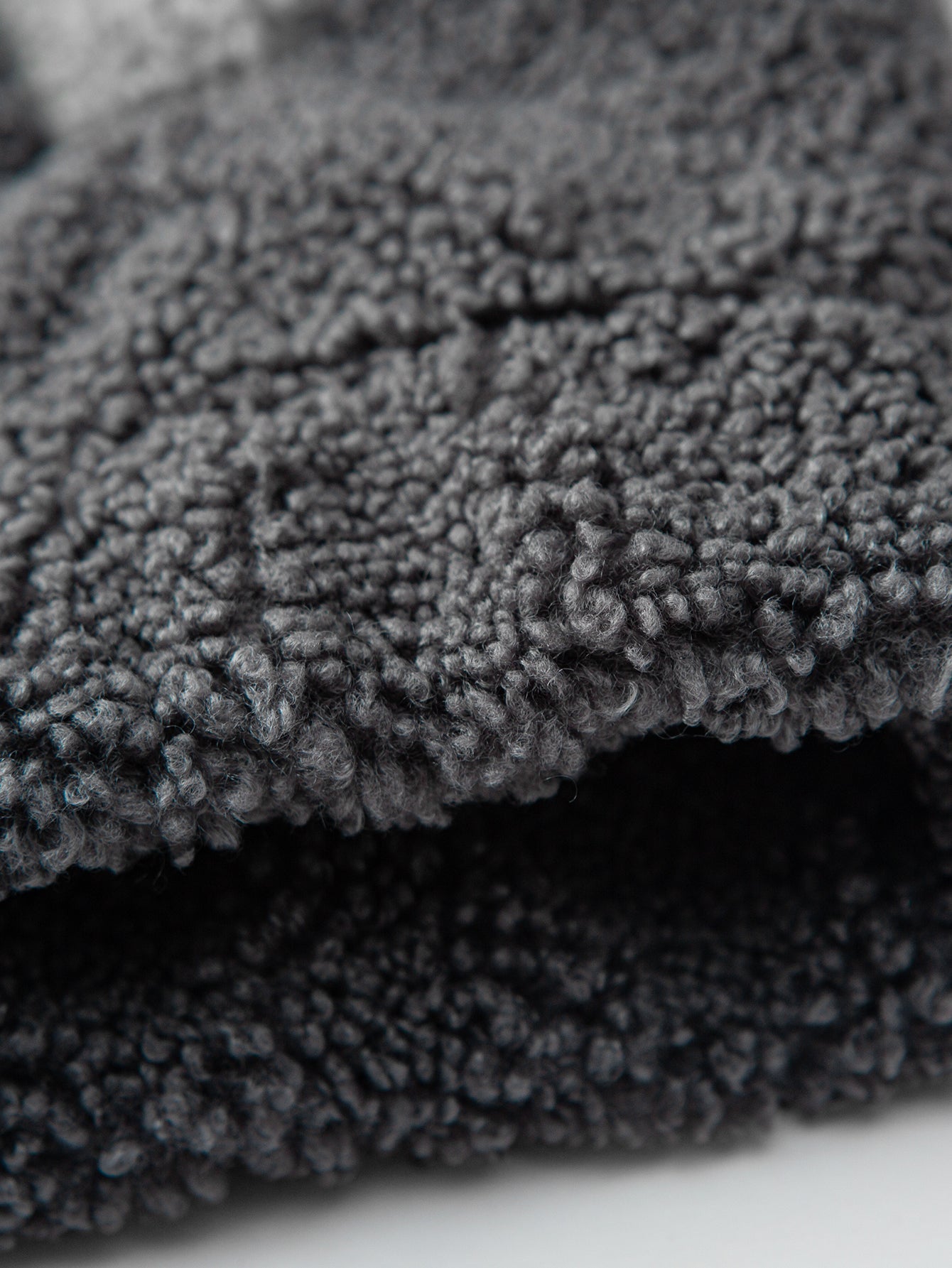 Farbblock Teddy Reißverschlussjacke