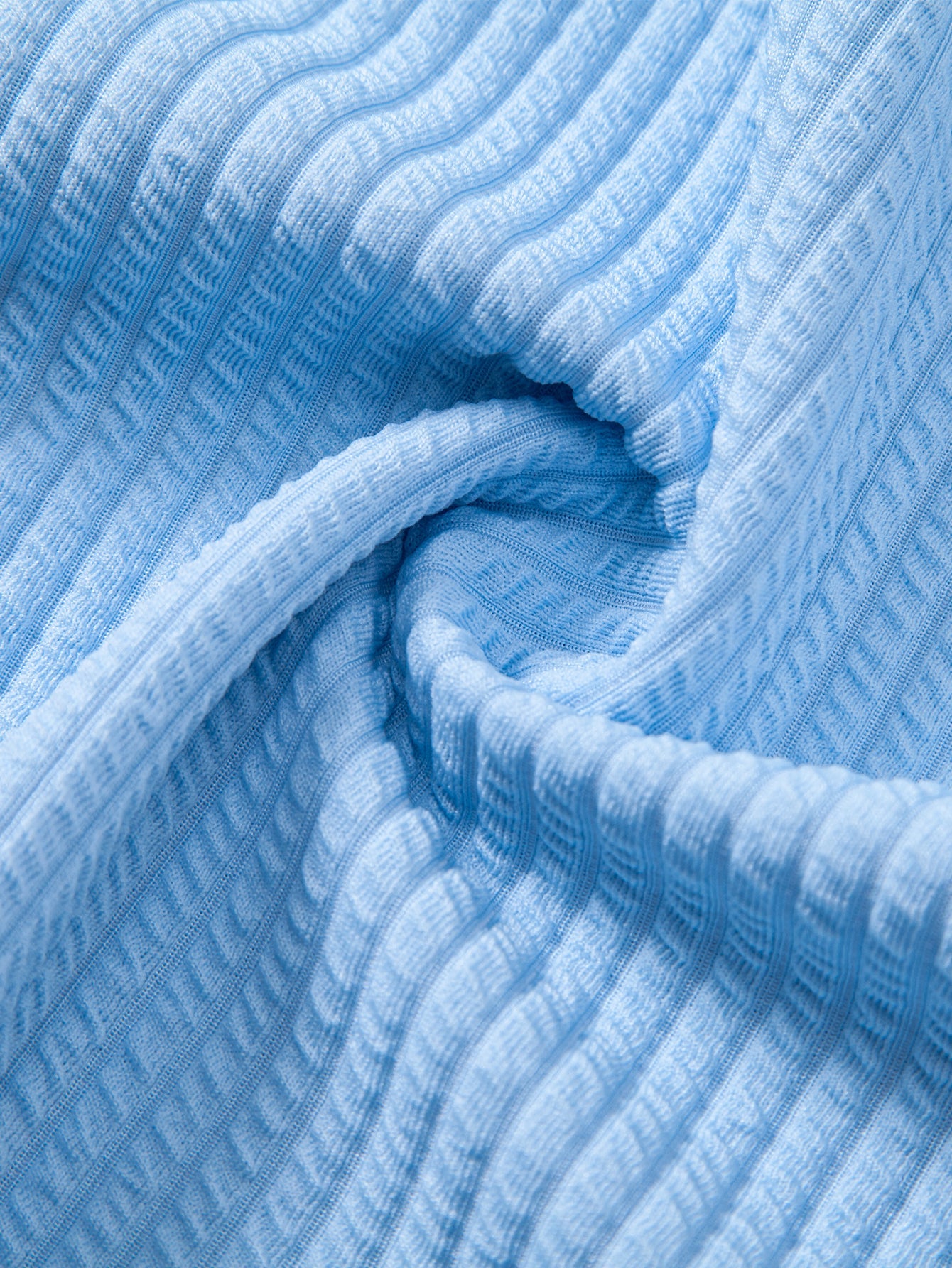 Langärmliges Muskel-Fit Rippstrick Hemd mit Knöpfen und gerade geschnittene Rippstrickhose