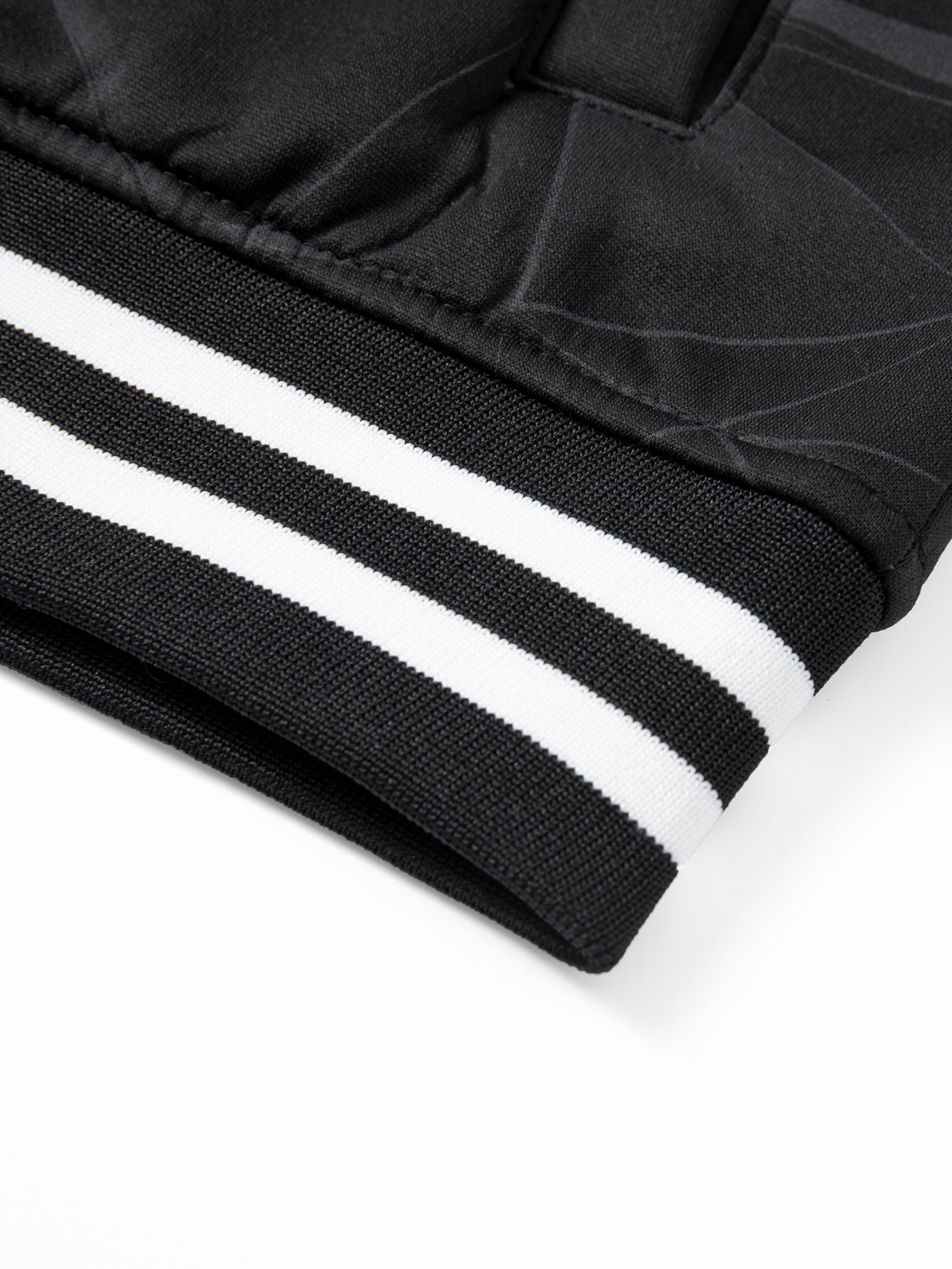 Geometrisch gemusterte Teddy-Fleece Baseballjacke