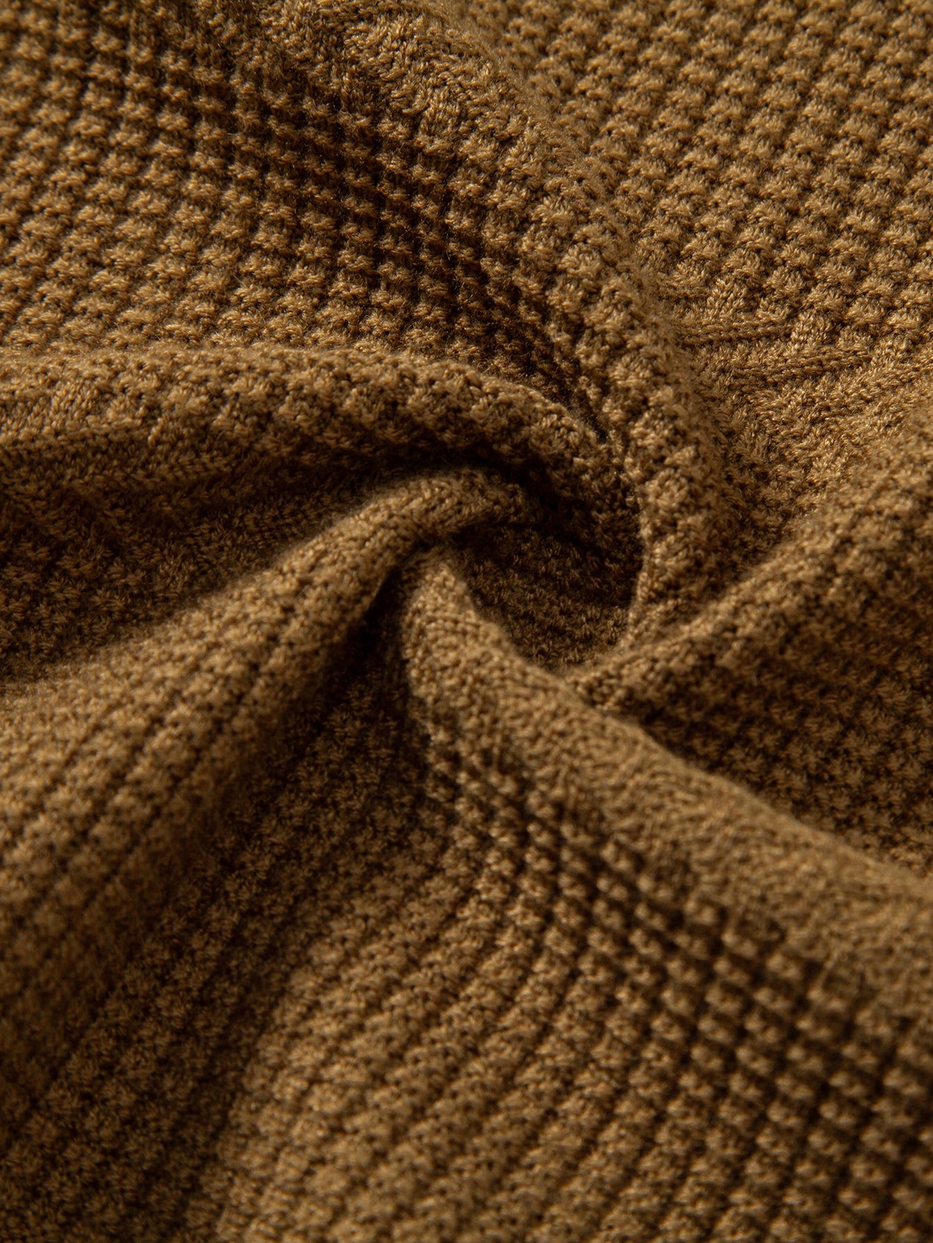 Geometrischer Jacquard Rundhals Sweater