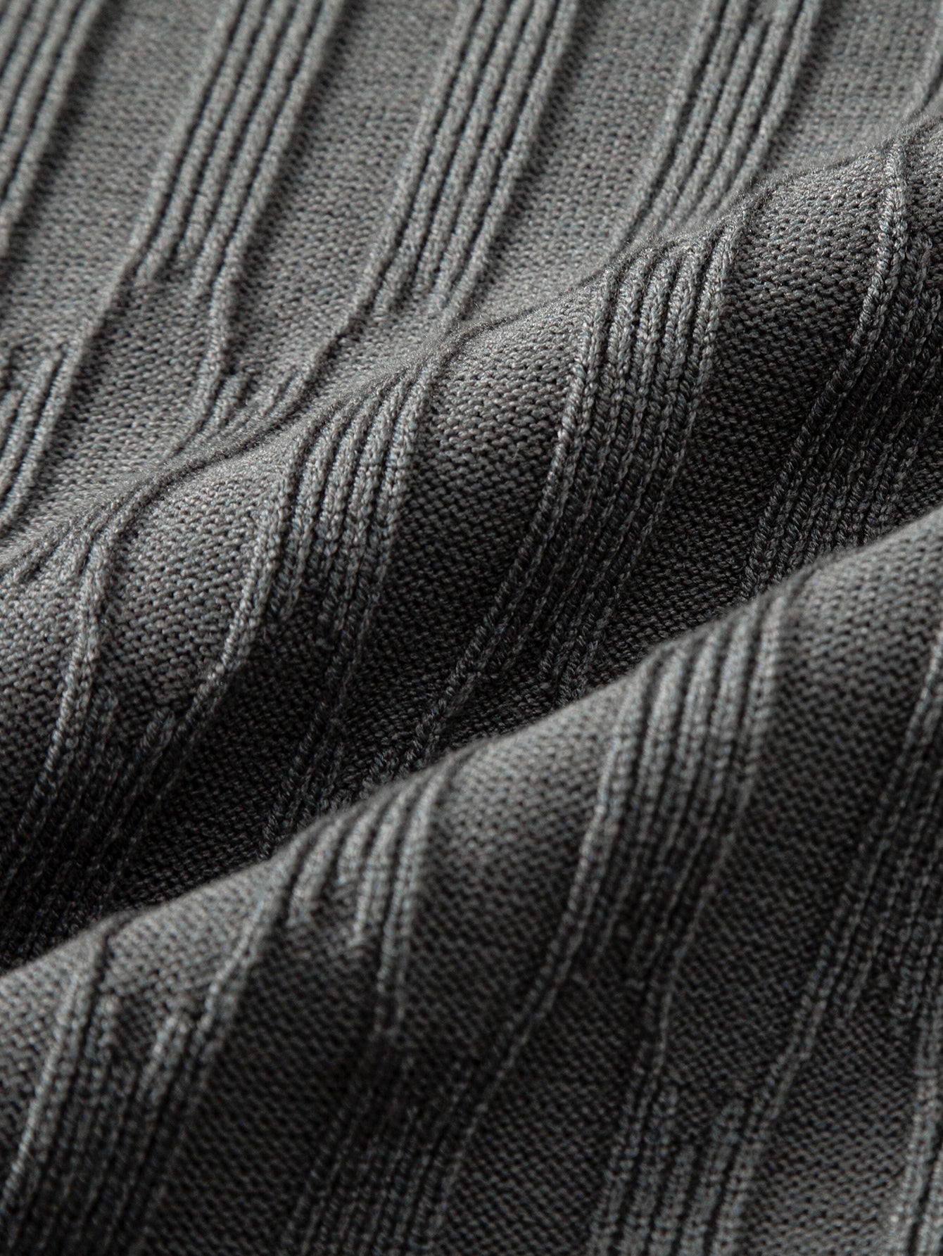 Strukturierter Pullover mit Rundhalsausschnitt