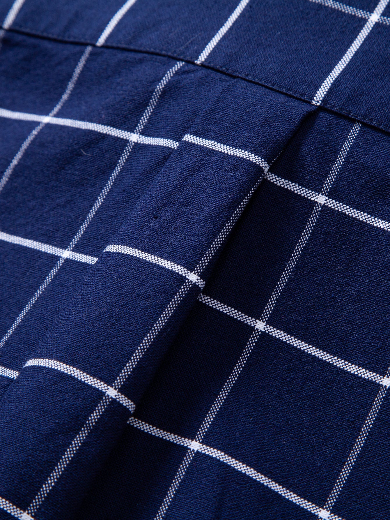 Cowboy Stickerei Baumwolle Kariertes Hemd mit Knöpfen