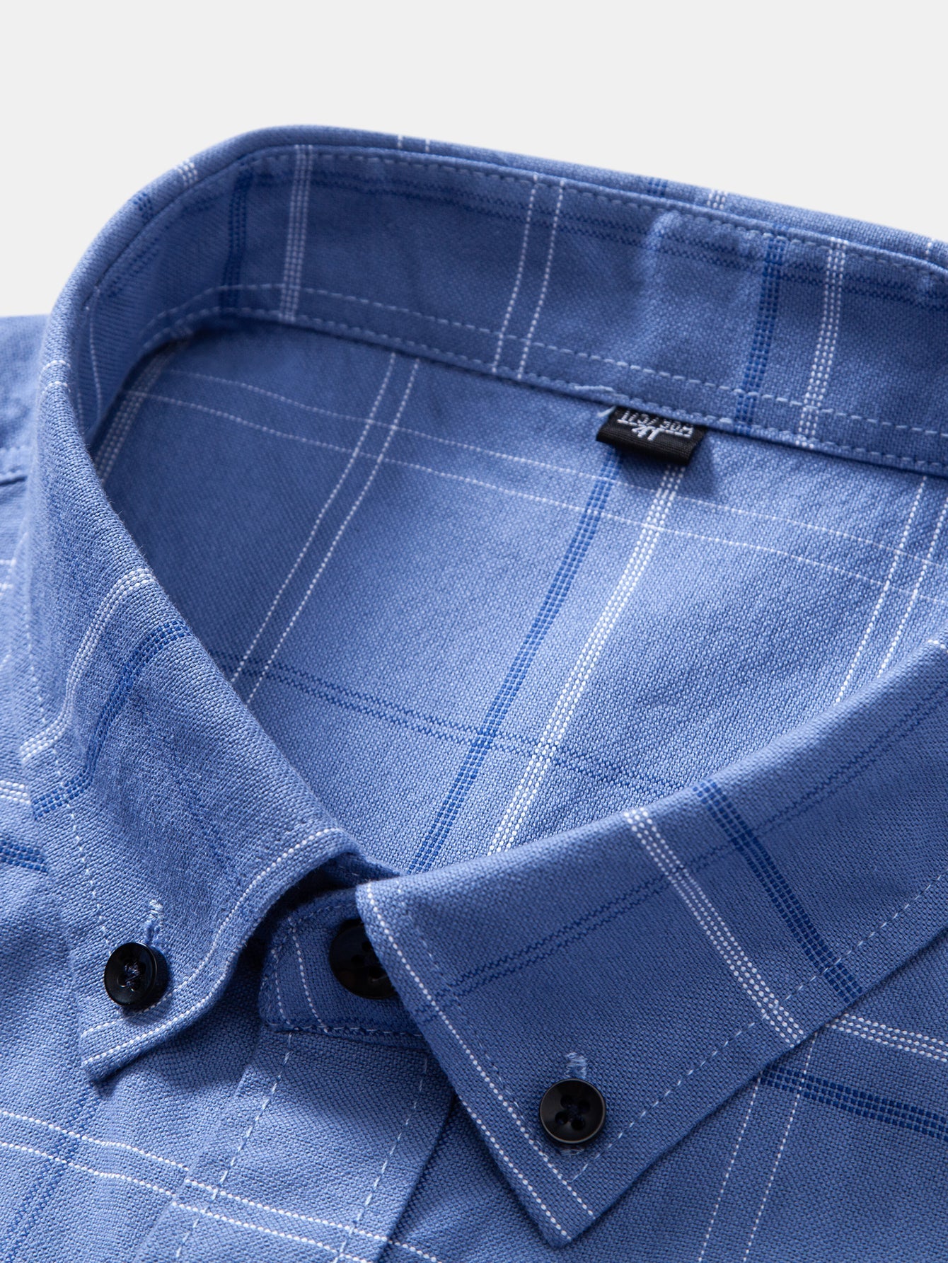 Baumwolle Cowboy Stickerei Kariertes Hemd mit Knöpfen