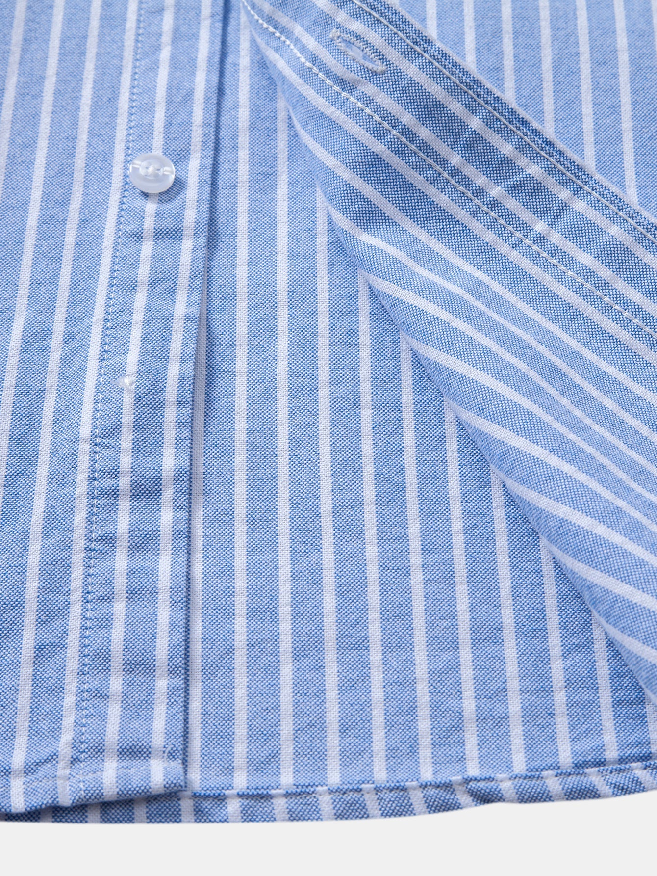 Cowboy-Stickerei Baumwoll-Oxford Hemd mit Streifen