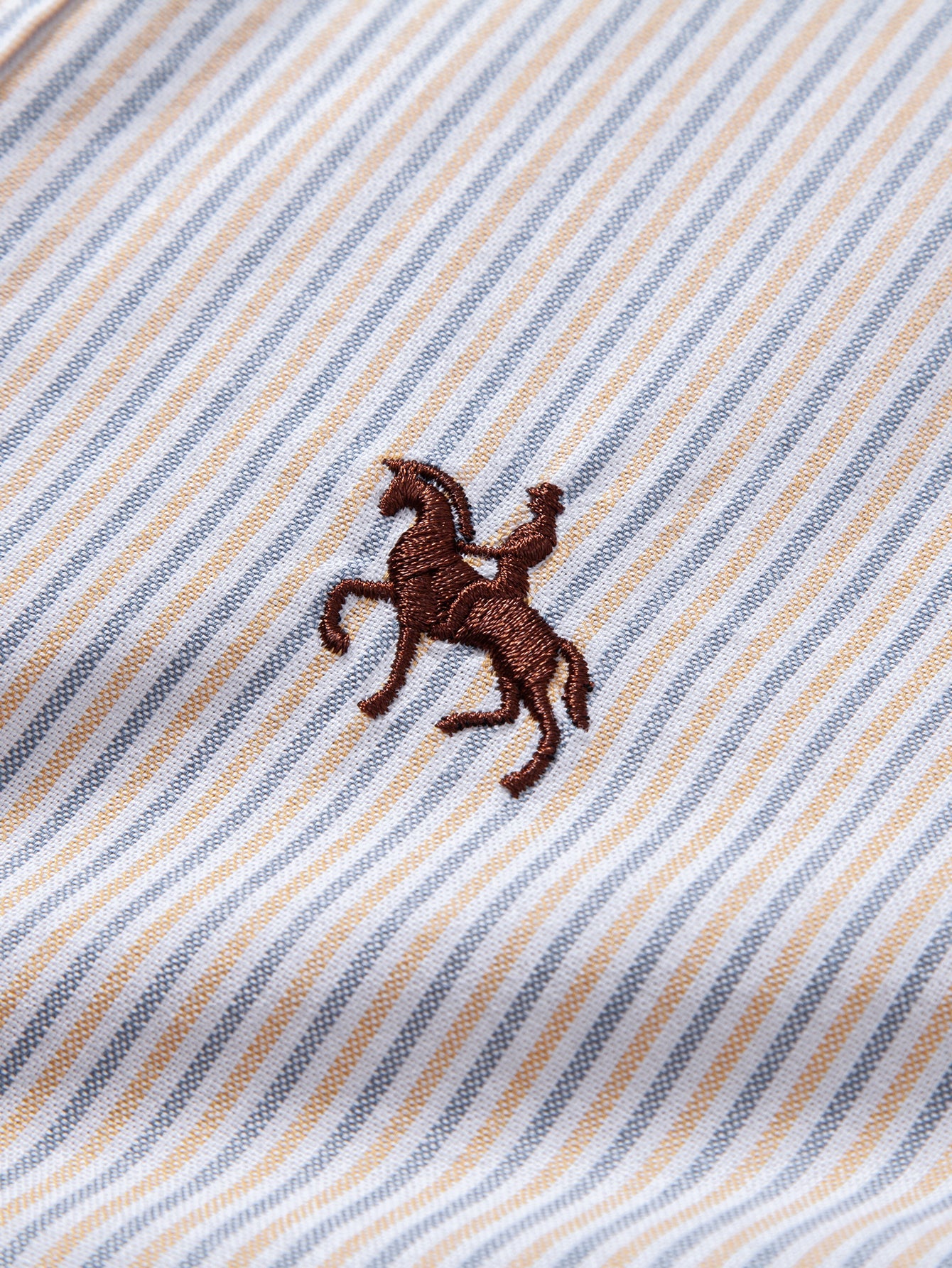 Cowboy Stickerei Baumwolle Kariertes Streifenhemd