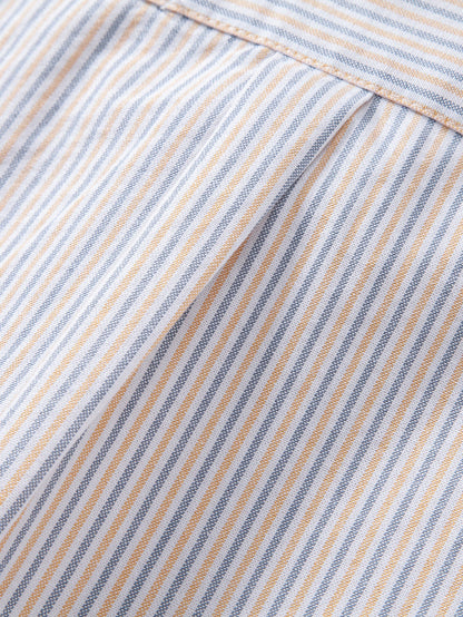 Cowboy Stickerei Baumwolle Kariertes Streifenhemd