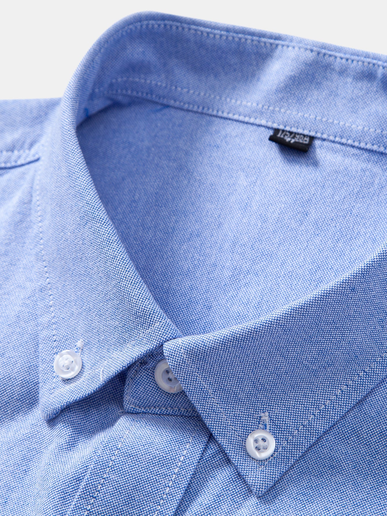 Cowboy-Stickerei Baumwoll-Oxford Hemd mit Knopfleiste