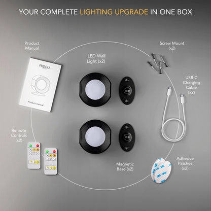 DRAHTLOSE LED-WANDLEUCHTEN