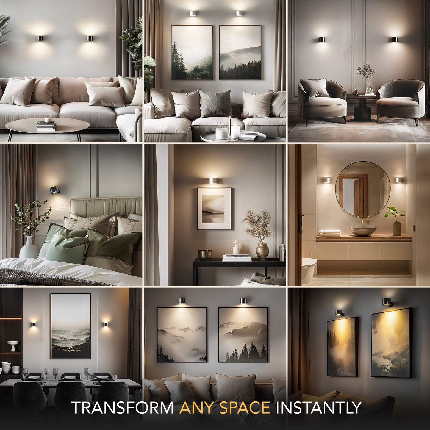 DRAHTLOSE LED-WANDLEUCHTEN