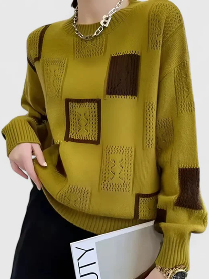CASSANDRA STRICKPULLOVER