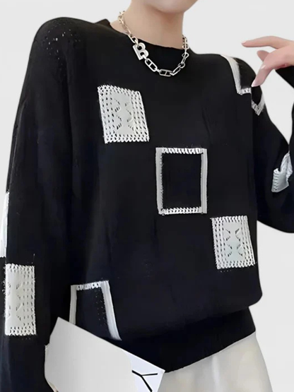 CASSANDRA STRICKPULLOVER