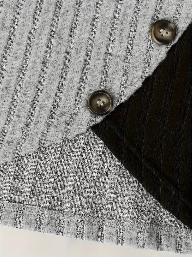 Talbot™ | Lässiges Strick Langarmshirt