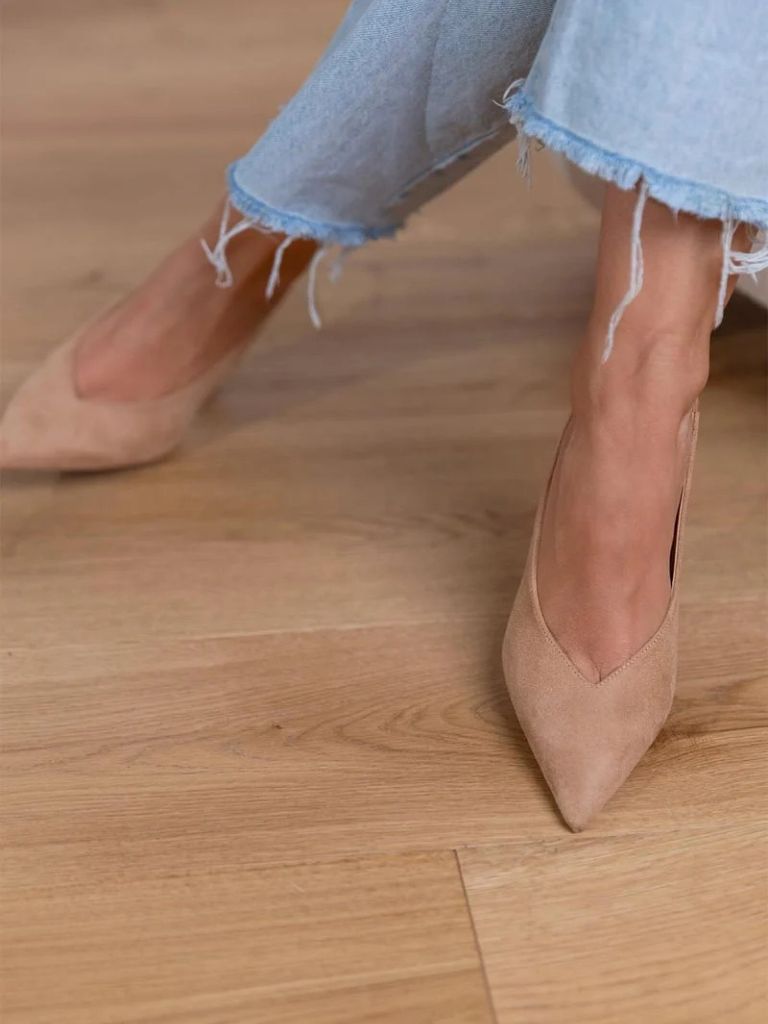 ISABELLE SPITZ-TOE SLINGBACK-ABSÄTZE