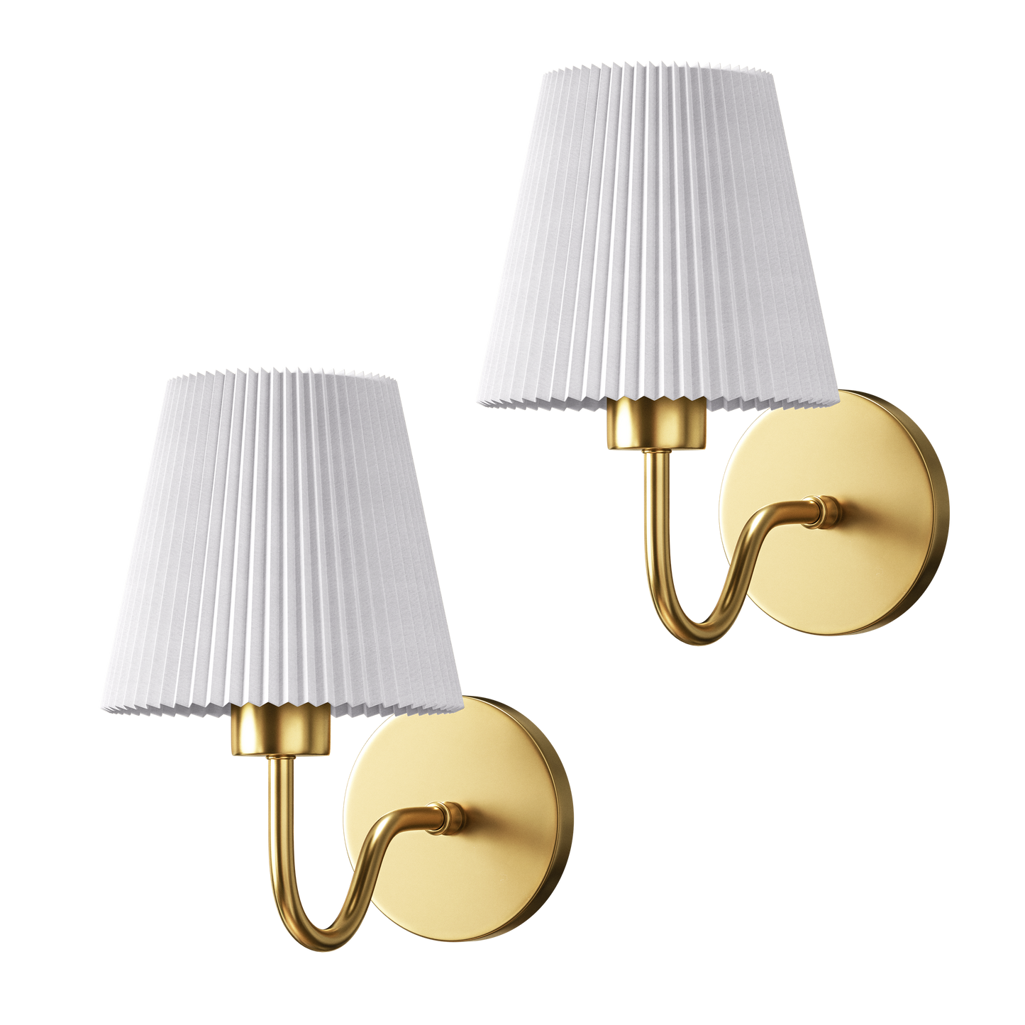 GEBOGENES DRAHTLOSES WANDLICHTER  (SET AUS 2)