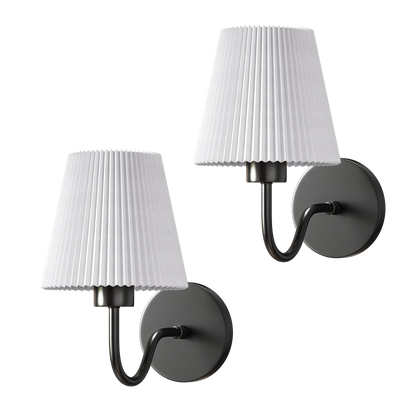 GEBOGENES DRAHTLOSES WANDLICHTER  (SET AUS 2)