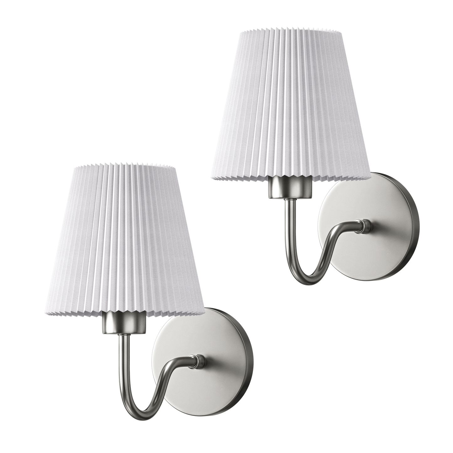 GEBOGENES DRAHTLOSES WANDLICHTER  (SET AUS 2)