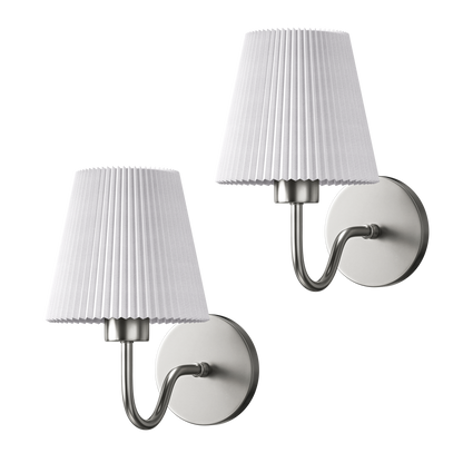 GEBOGENES DRAHTLOSES WANDLICHTER  (SET AUS 2)